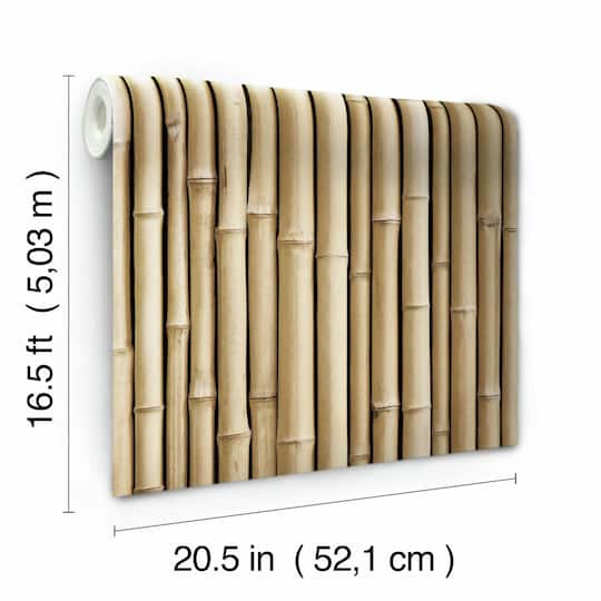 RoomMates Bamboo Peel & Stick Wallpaper